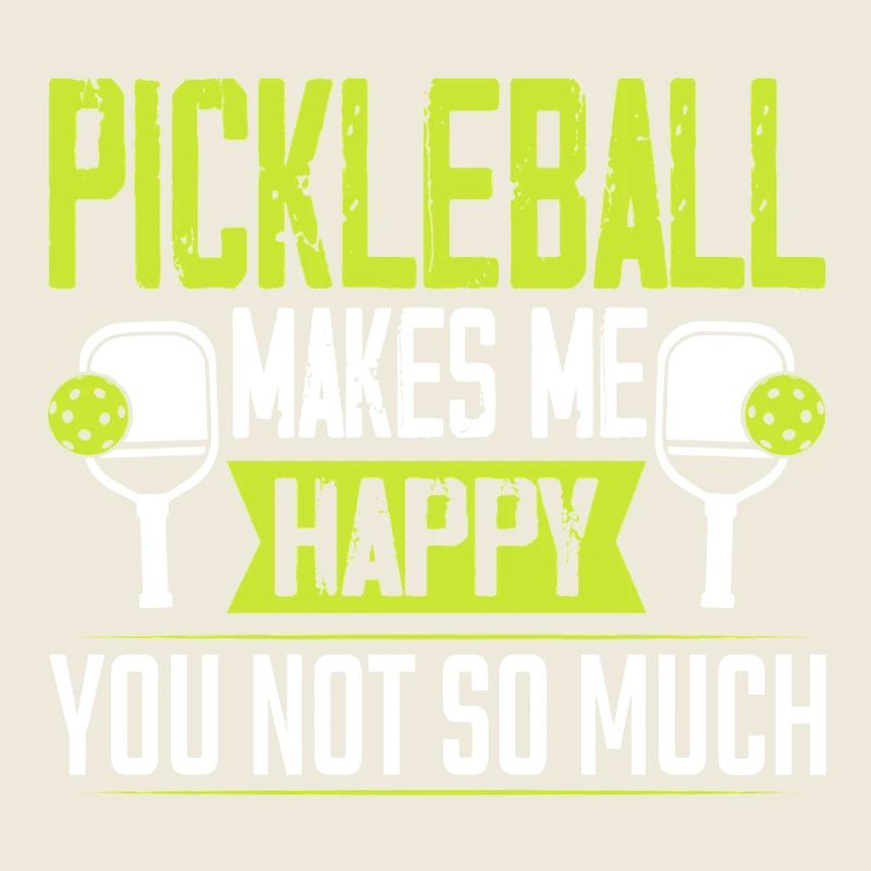 Le pickleball me rend heureux
