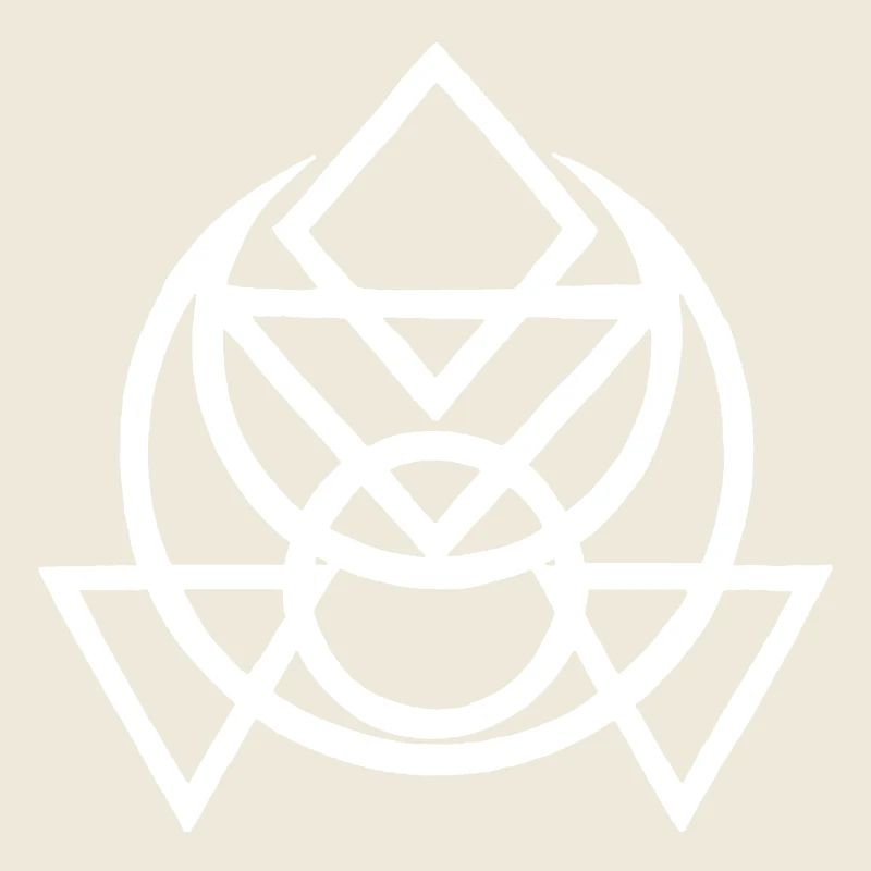 White Egyptian Esoteric Symbol