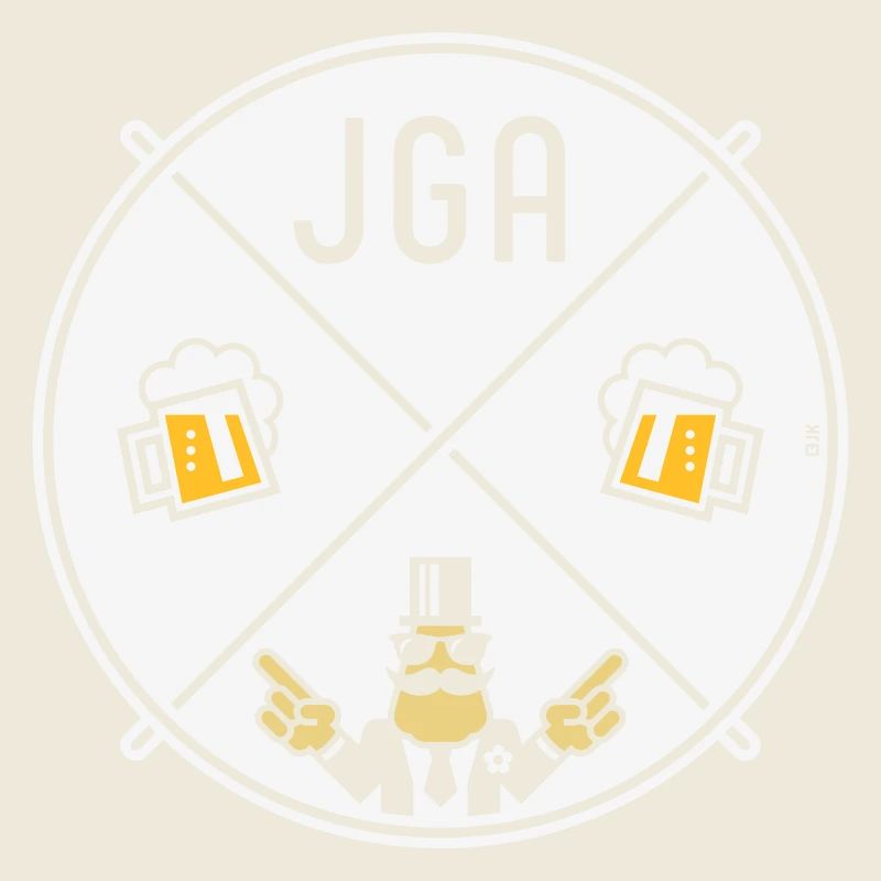 Bachelor Party Groom Hand Sign Beer Circle Symbol NEG 3C