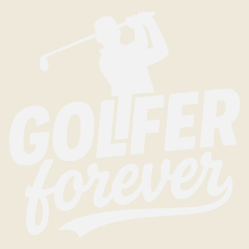 Motif du logo Golfer Forever
