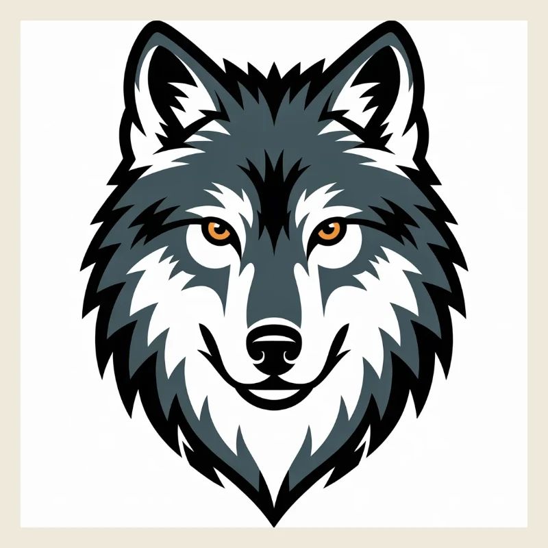 Wolf Graphic Emblem