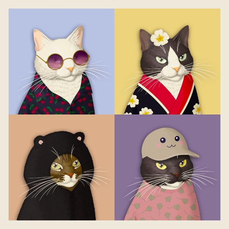 Cat Couture Quartet