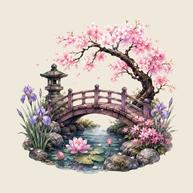 Kirschblüten Garten