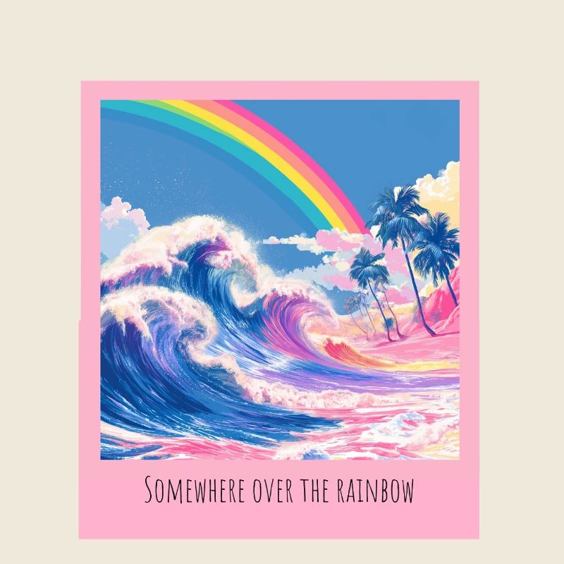 Rainbow Beach Rétro Wave