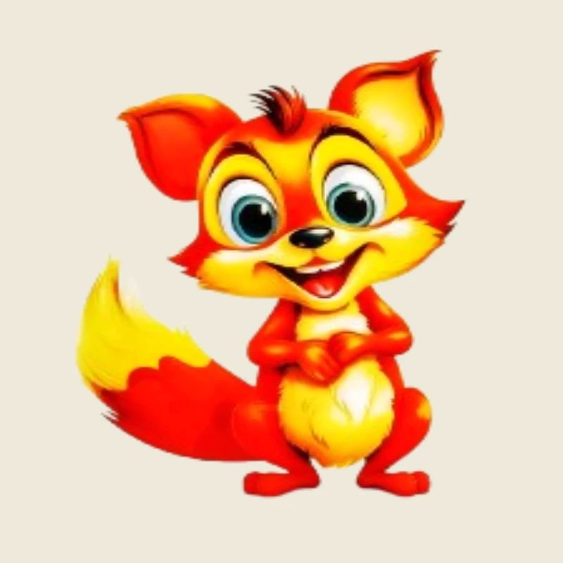 Charme Toon Renard Ardent