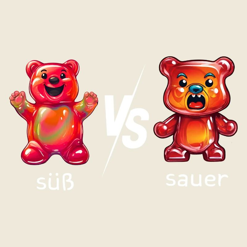 Süßes oder Saueres Gummibären