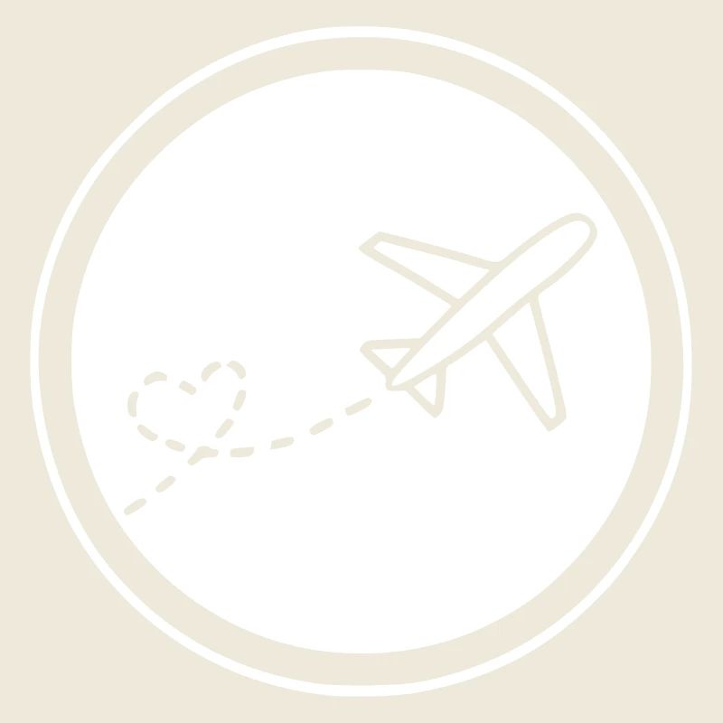 Avion vole coeur
