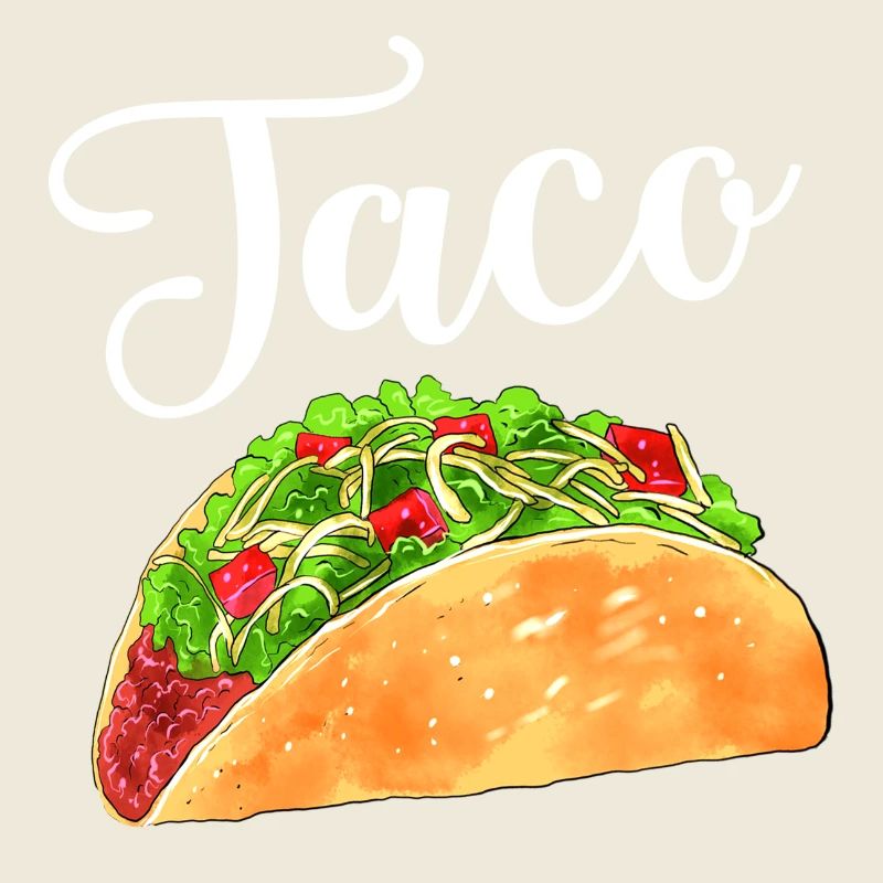 Aquarell-Taco
