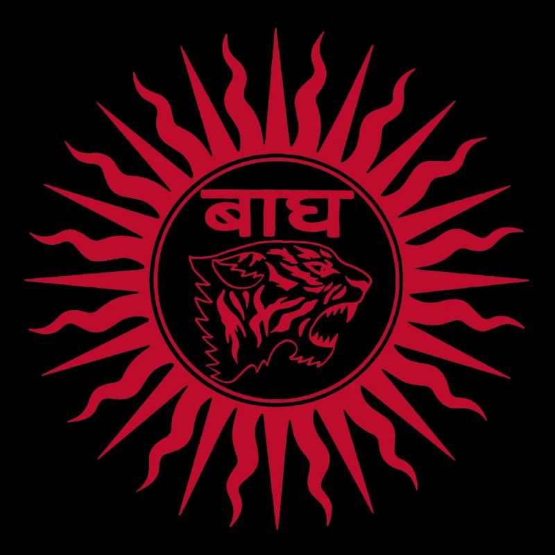 Red tiger in India
