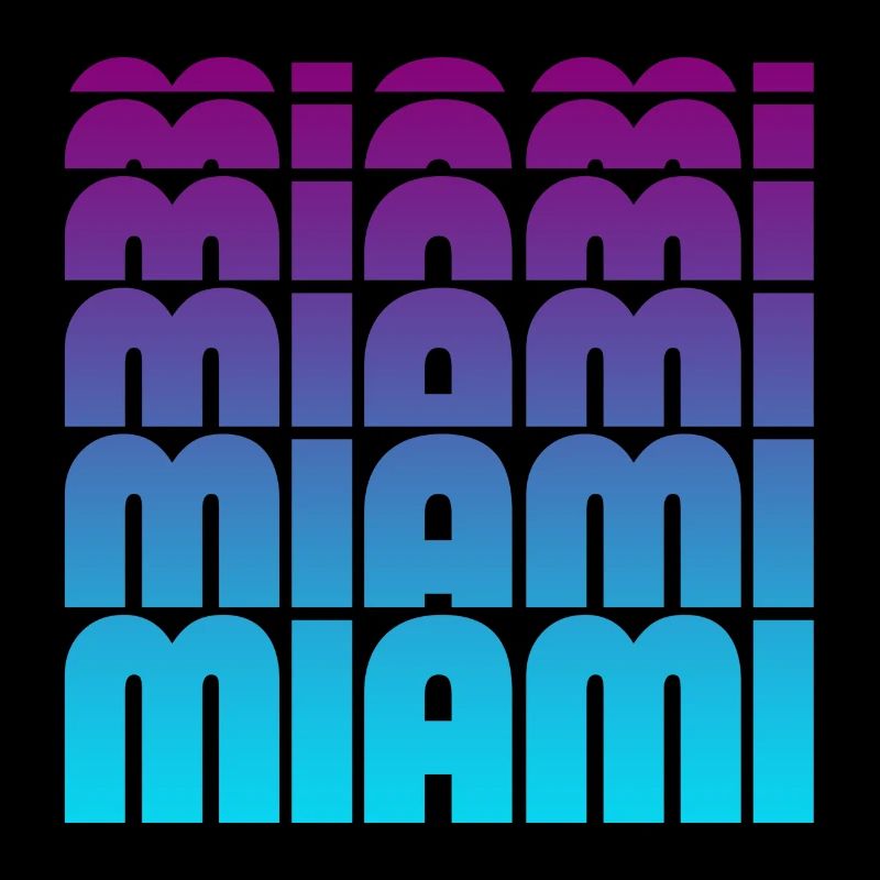Miami Gradient Grid