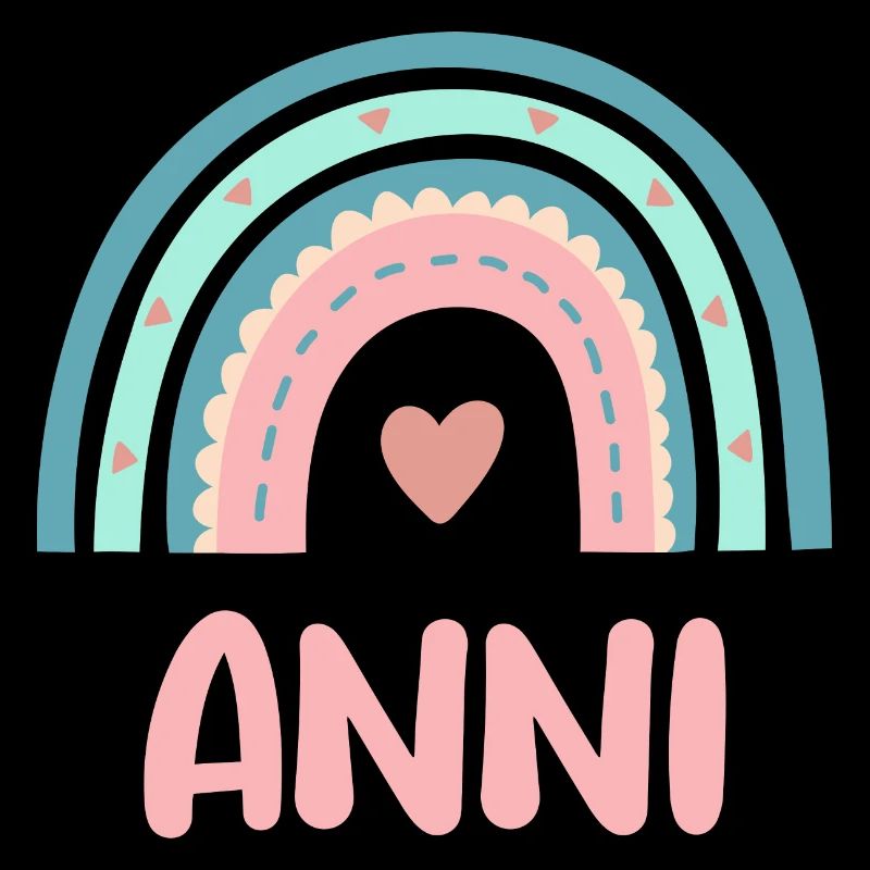 Anni Name Rainbow Baby