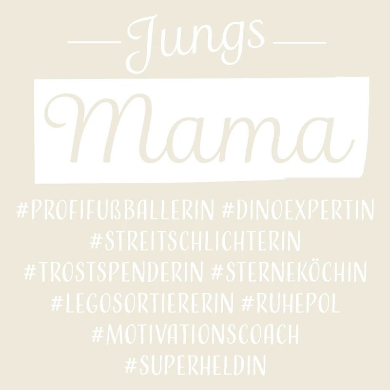 Jungs Mama Jungsmama Muttertag weiß