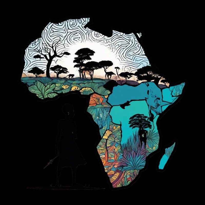 Africa Steppe and Animals