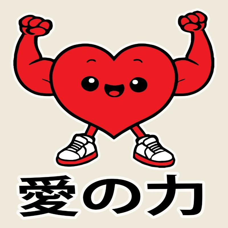 愛の力 love kawaii chibi japan