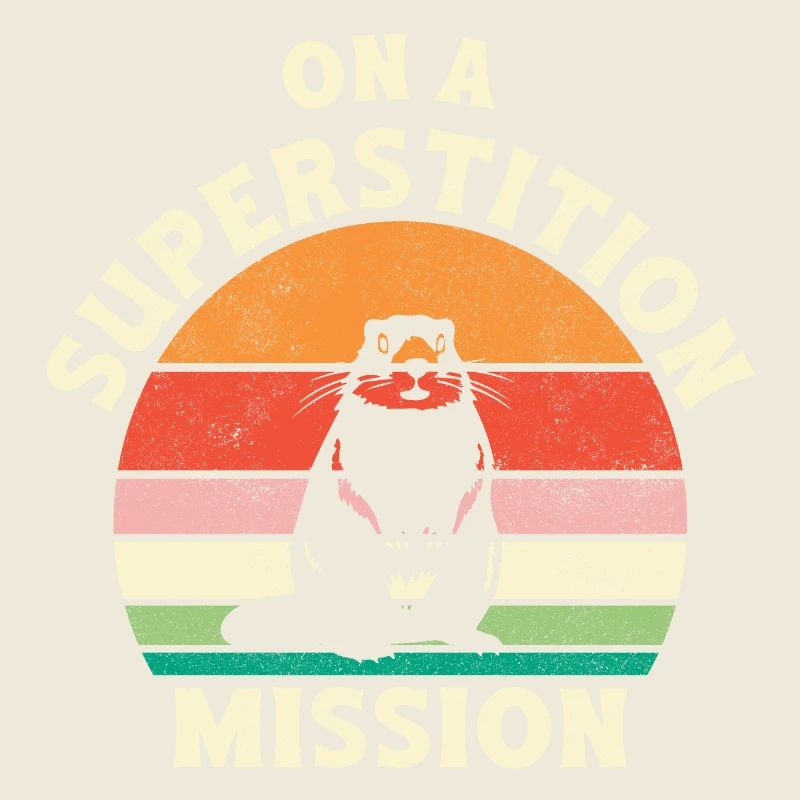 On a superstition mission retro sunset marmot