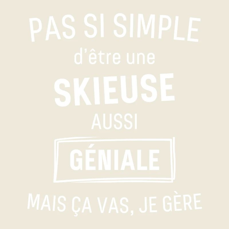 Skieuse Géniale