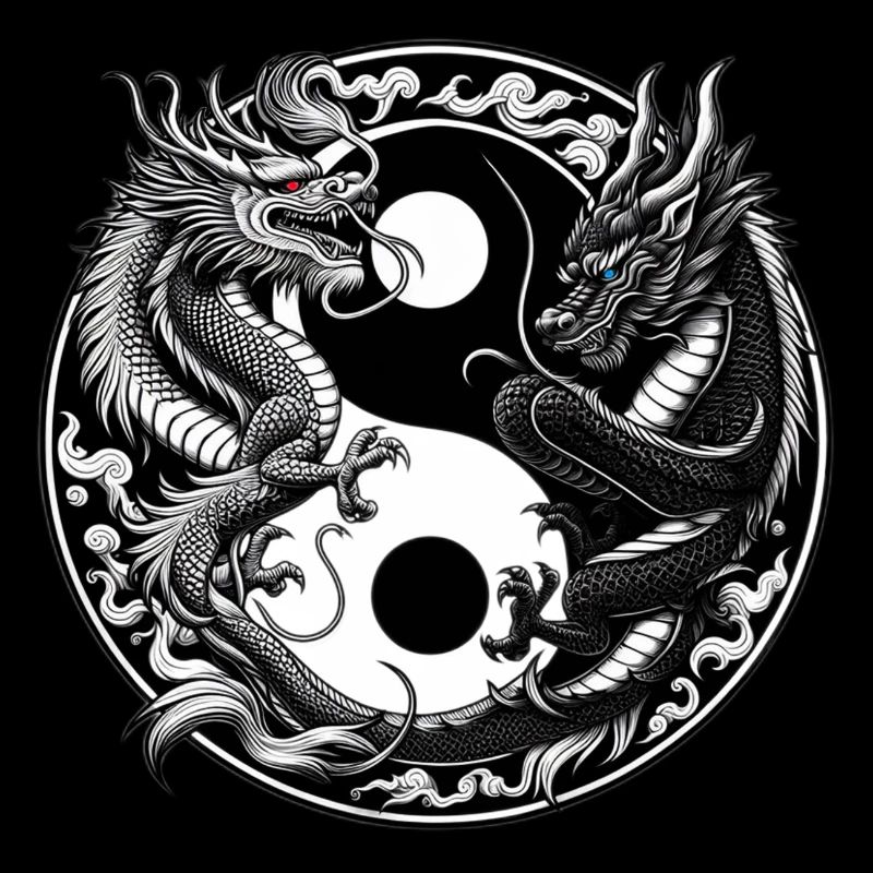 Dragons Yin Yang