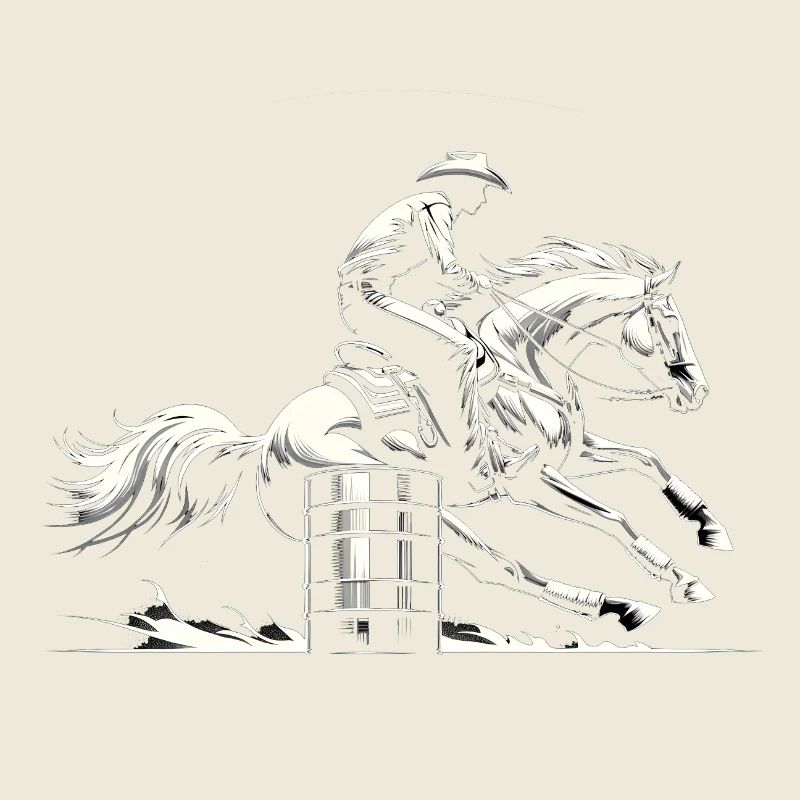 Barrel Racing Dynamism
