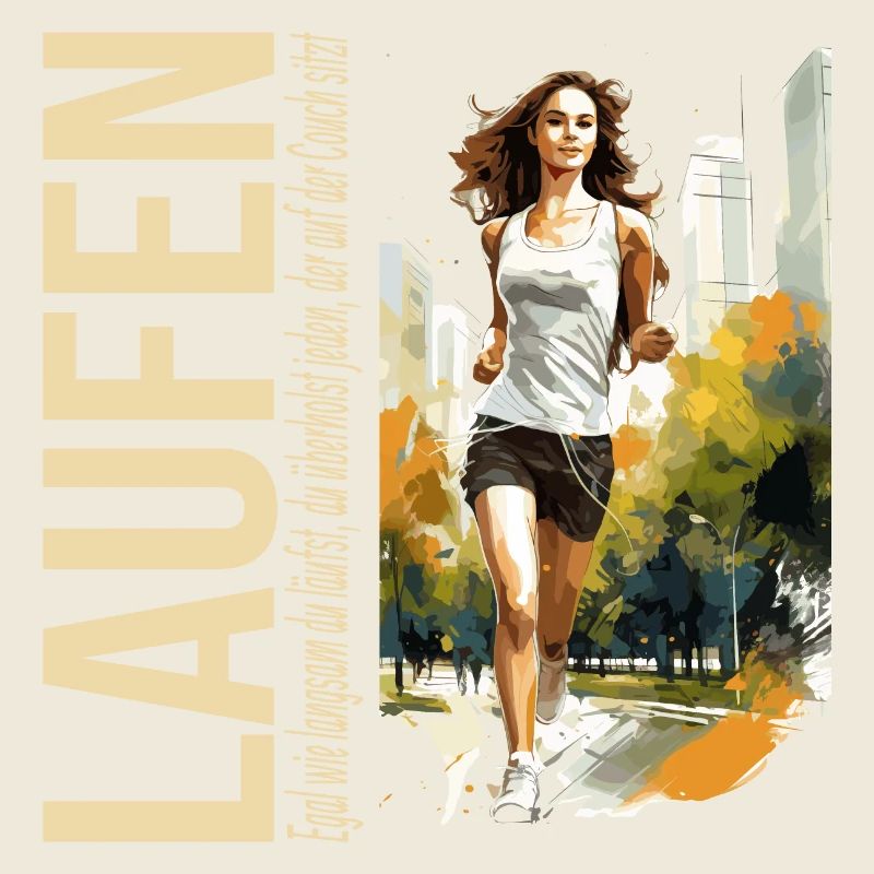 Egal wie langsam du läufst du überholst...