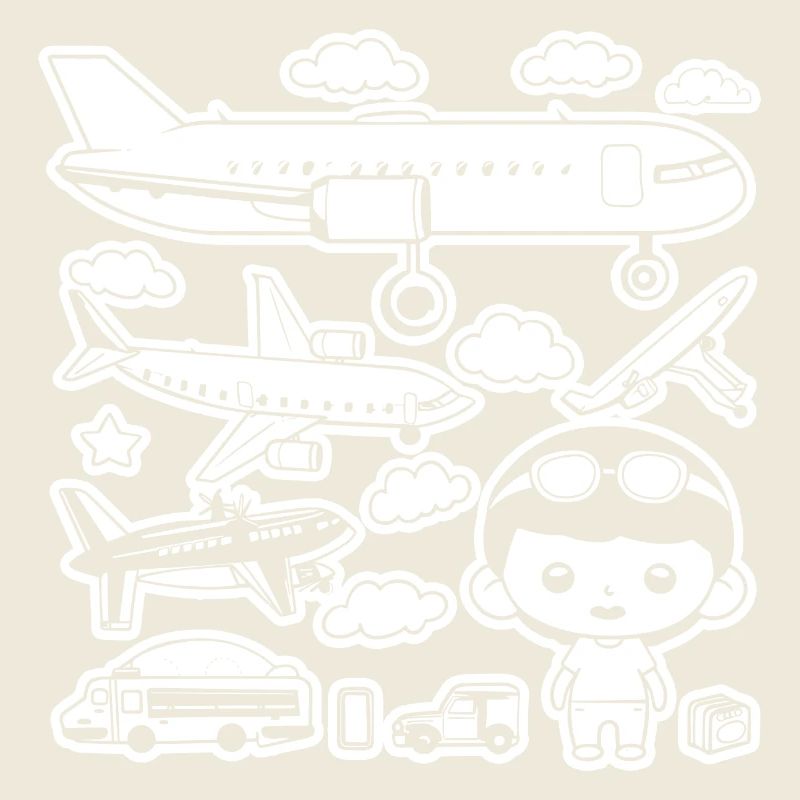 Avions style dessin animé