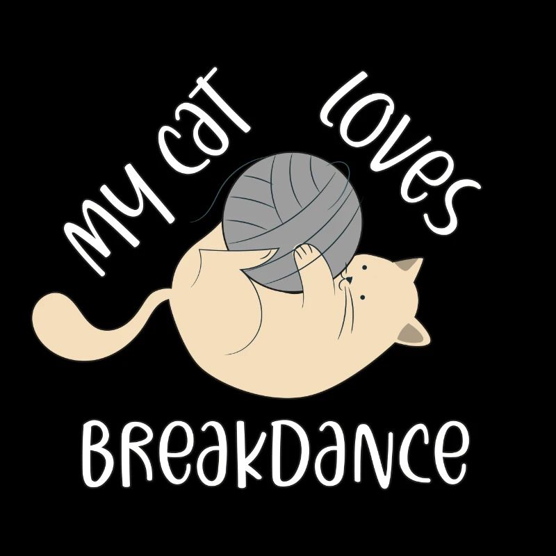 Breakdance Cat Hip Hopper Cat Fan Cadeau