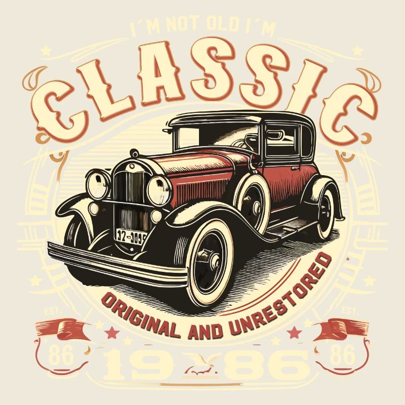 38th Birthday Oldtimer 1986 NOT OLD CLASSIC