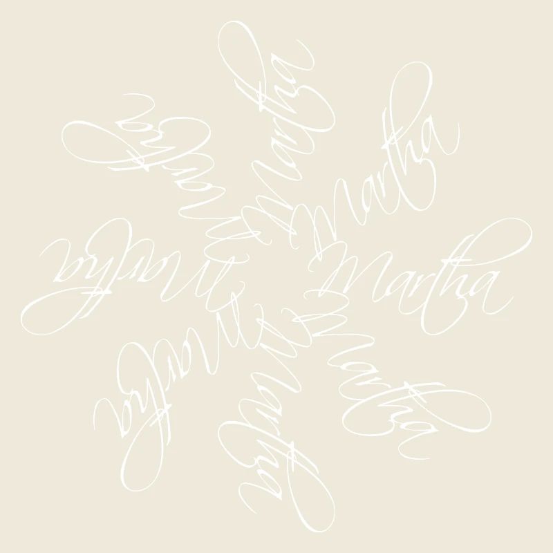 Martha Name Name Mandala