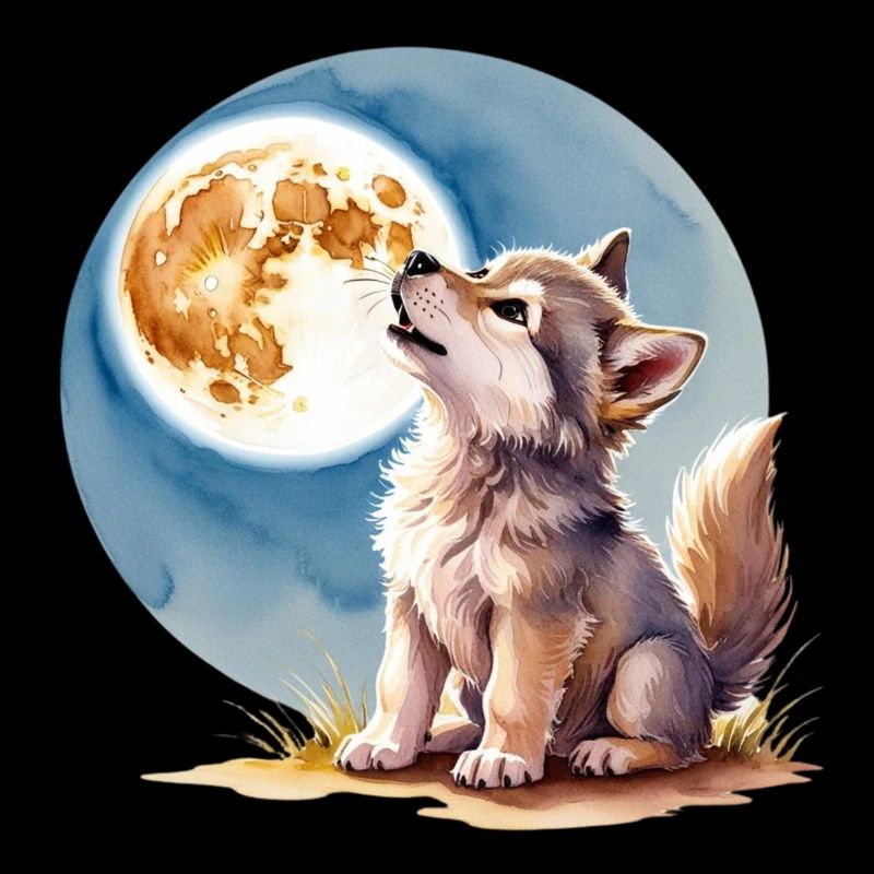 Bébé loup