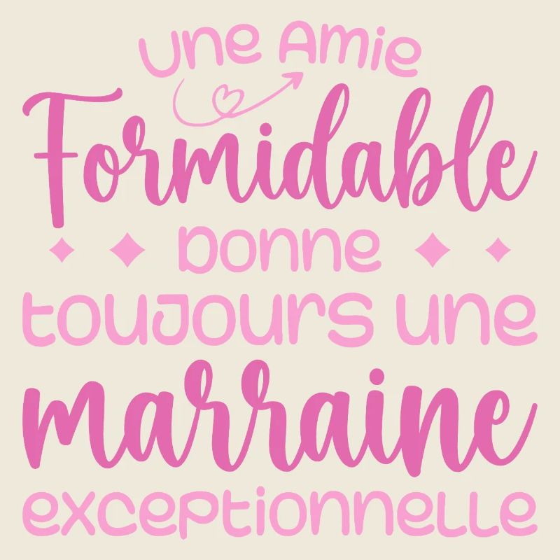 Amie formidable donne une marraine exceptionnelle