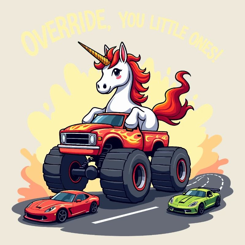 Monster Truck Einhorn