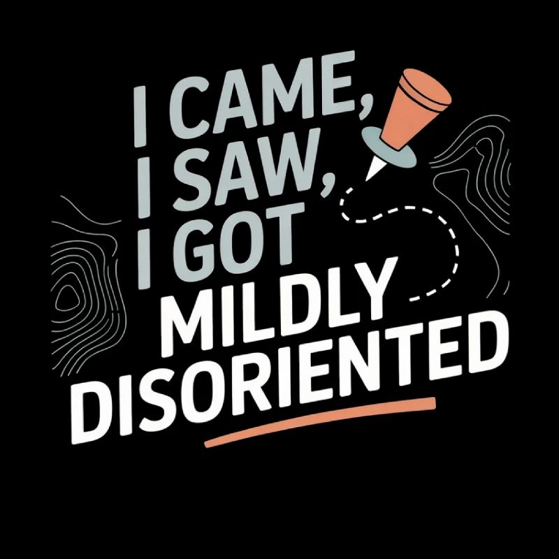 Disoriented Compass Travel Direction Humor