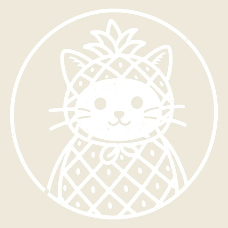 Katzenananas Stil Illustration
