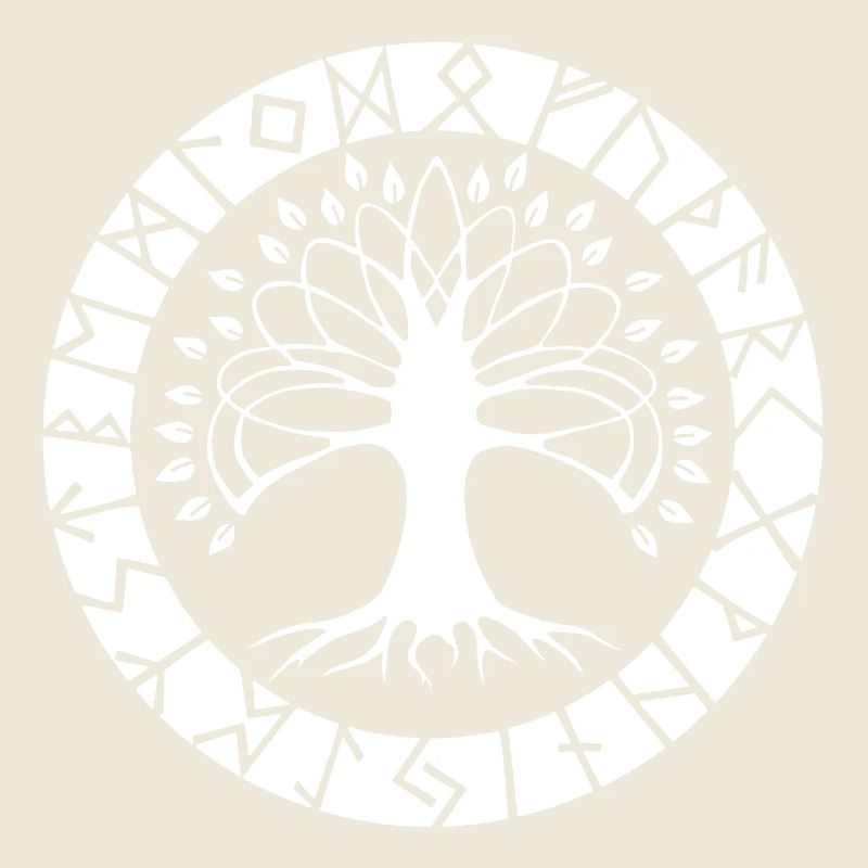 White Runic Tree