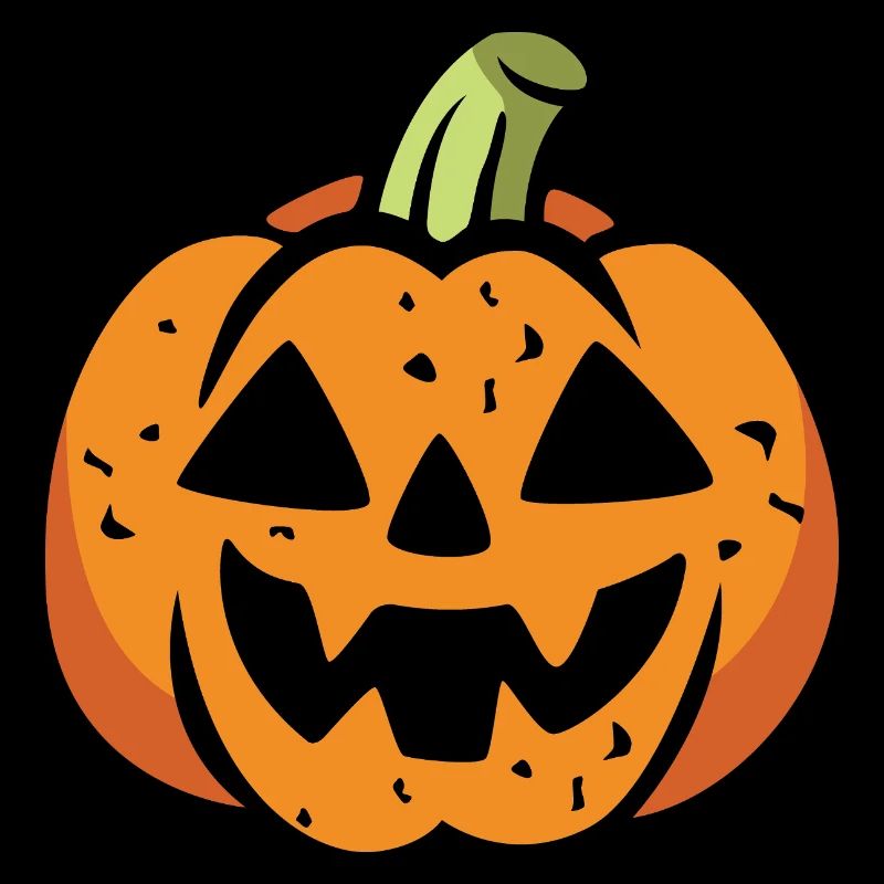 Drôle de visage de citrouille d’Halloween