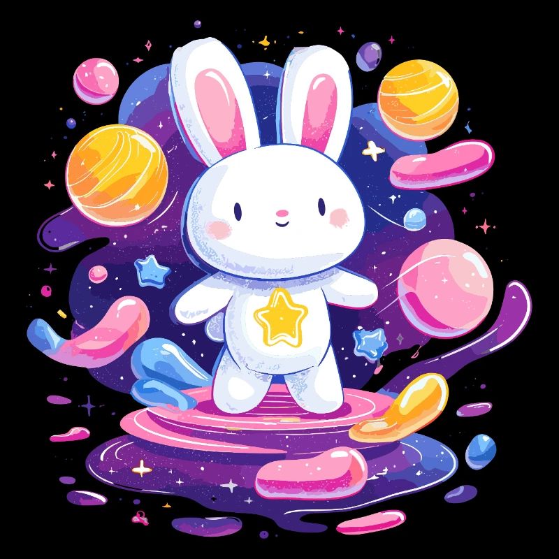 Cosmic Rabbit Star Flight
