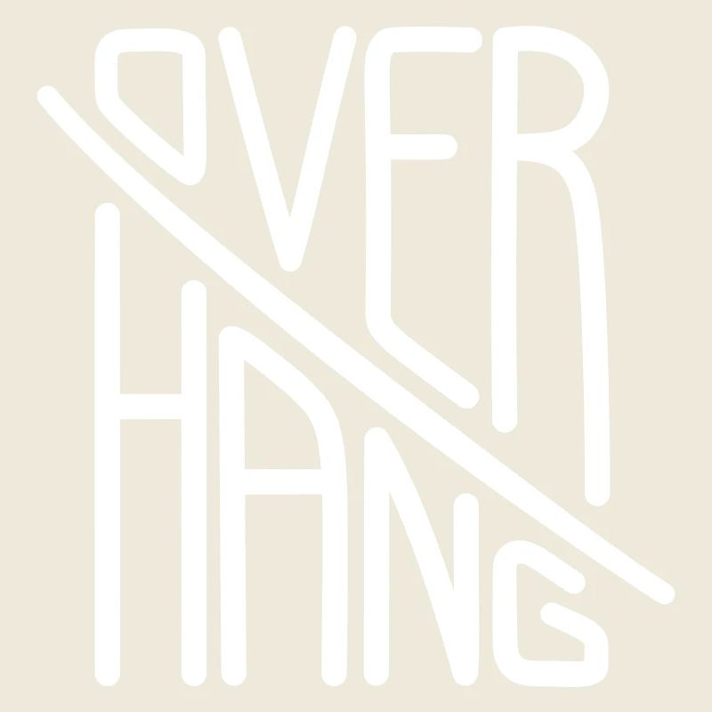 Overhang - Climbing Wall Typography