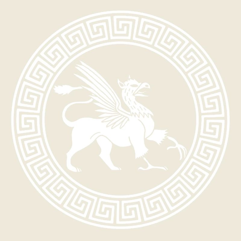 Ancient White Griffin Symbol