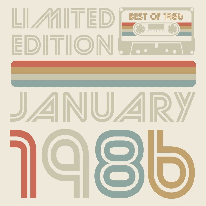 Legendary since January 1986, Retro, Geburtstag
