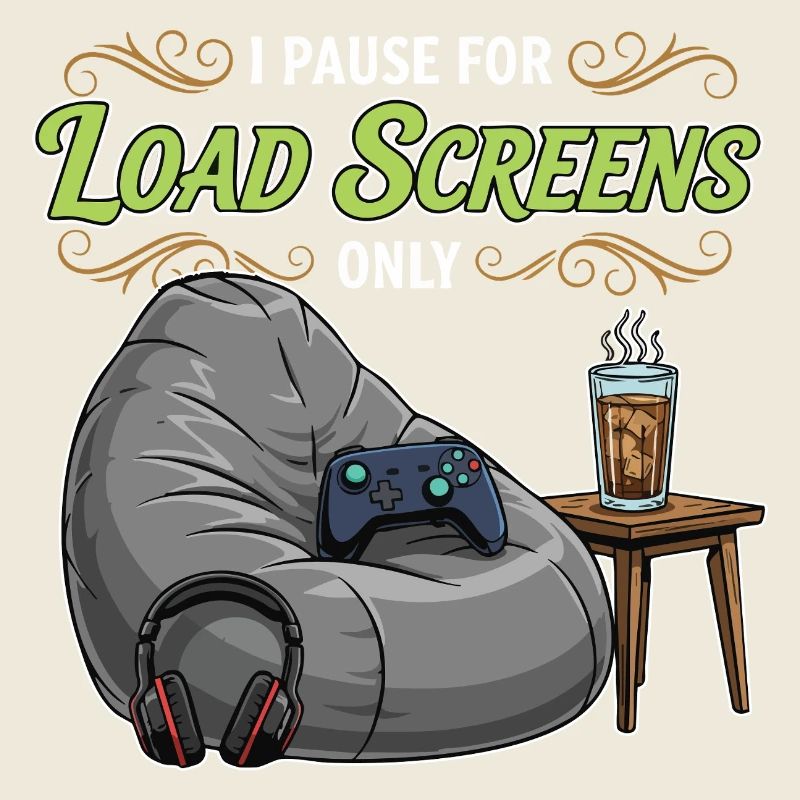 Gaming Humour Citation Pause Load Screens