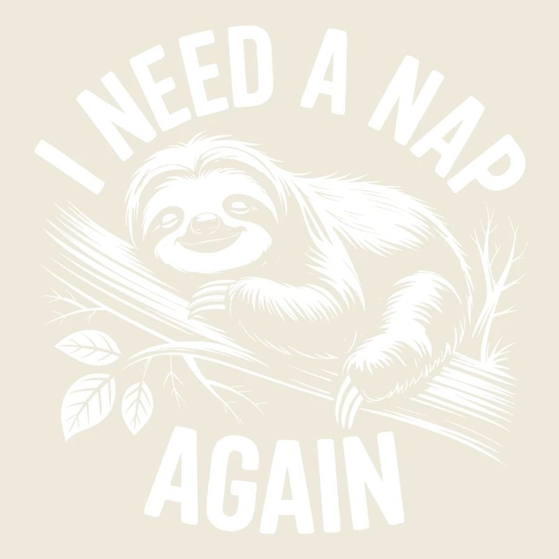 Faultier Schlafmodus am Ast