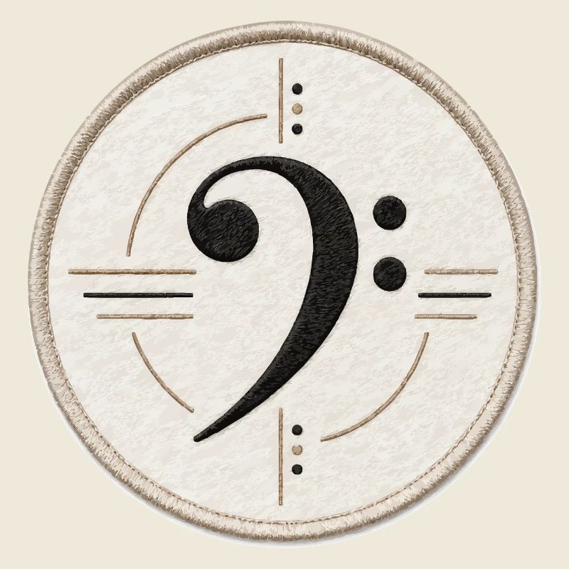 Bass clef on patch