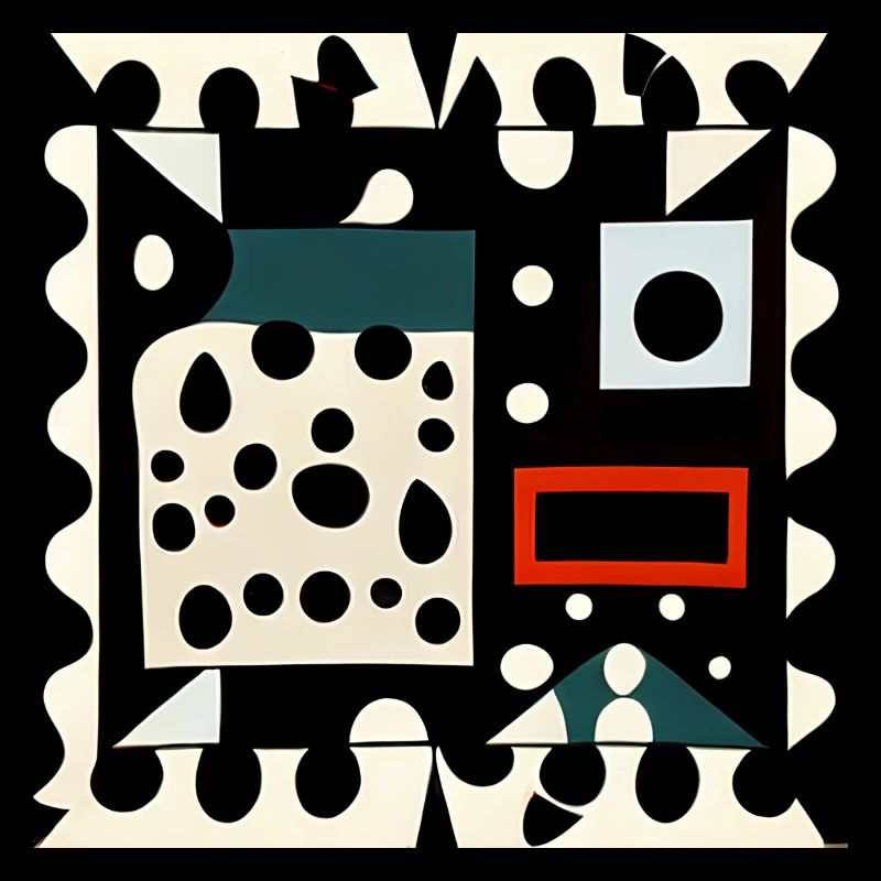 Art abstrait, design créatif et moderne