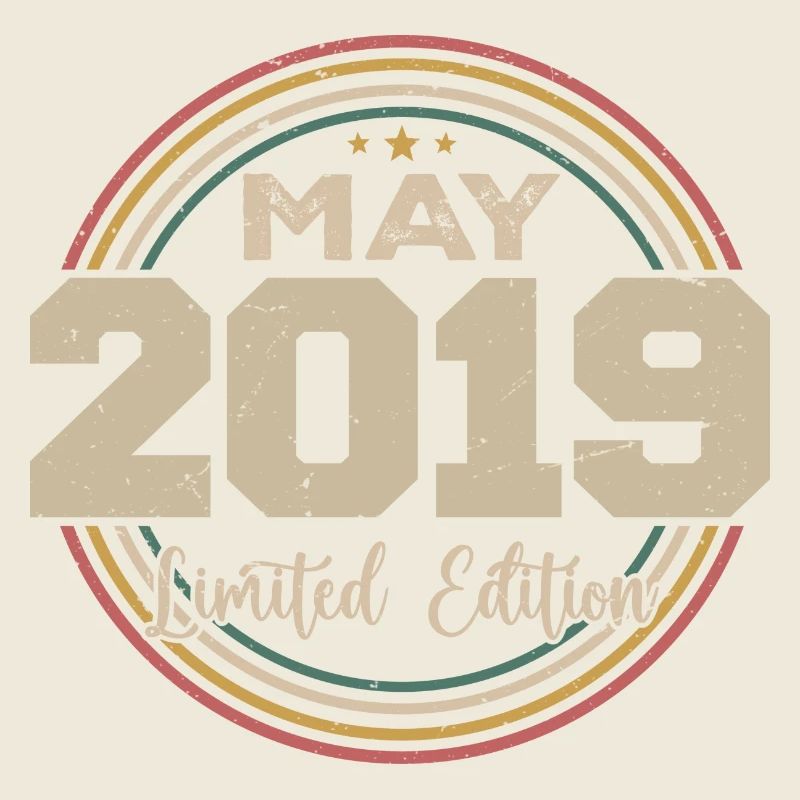 May 2019 Vintage Born In May 2019 Birthday