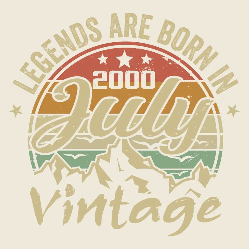 Vintage Juli 2000 Geburtstag Juli 2000