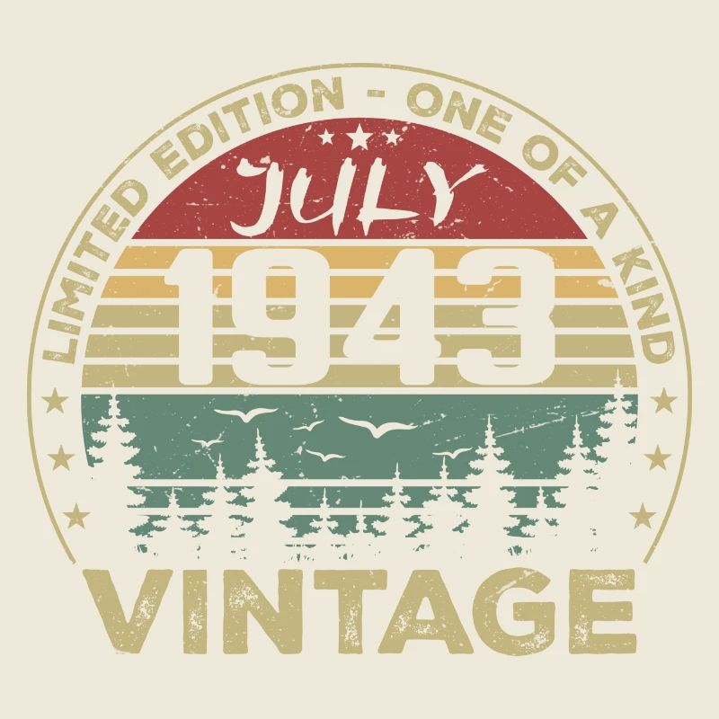Juli 1943 Geburtstagsgeschenk Jahrgang 1943