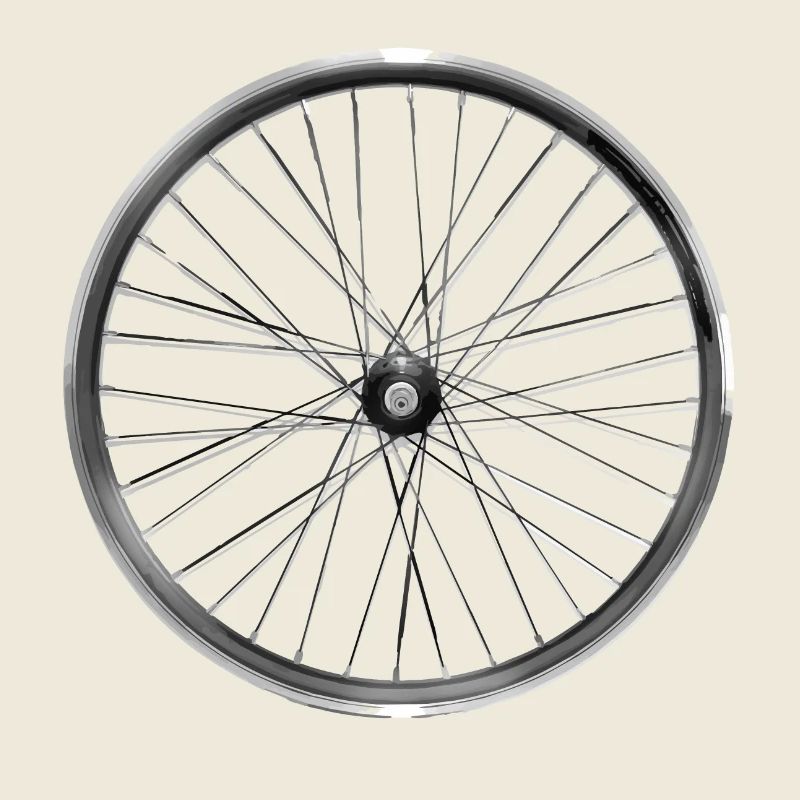 wheel spoke bicycle courier cycle round turn lol