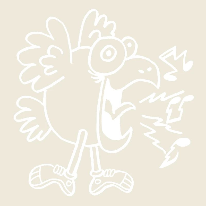 Oiseau fou blanc