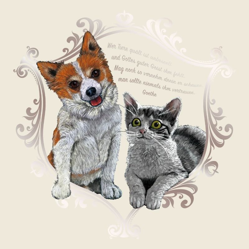 Chien chat Goethe