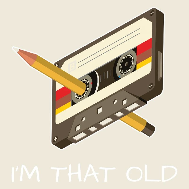 Cassette Old 80s 90s Gift Idea retro