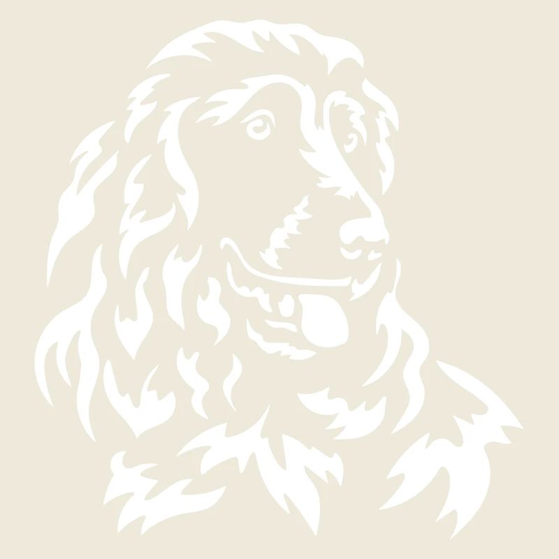 Cocker Spaniel Head « Black Edition »
